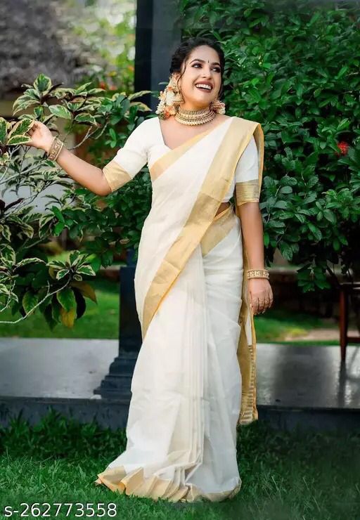Melancarkan ARTS SILK Saree Baharu menampilkan sempadan jari yang cantik dan pallu Dengan blaus Tidak Berjahit