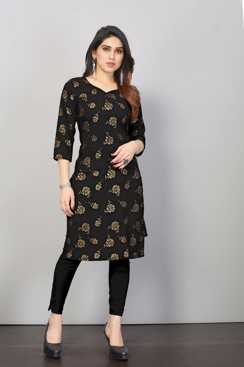 Women’s Butter Crepe Kurti | Soft, Flowing & Comfortable Daily Wear Kurti