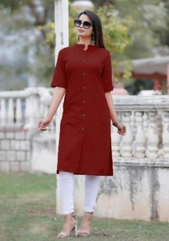 Women’s Woven Rayon Kurti | Soft Fabric | Comfortable Fit