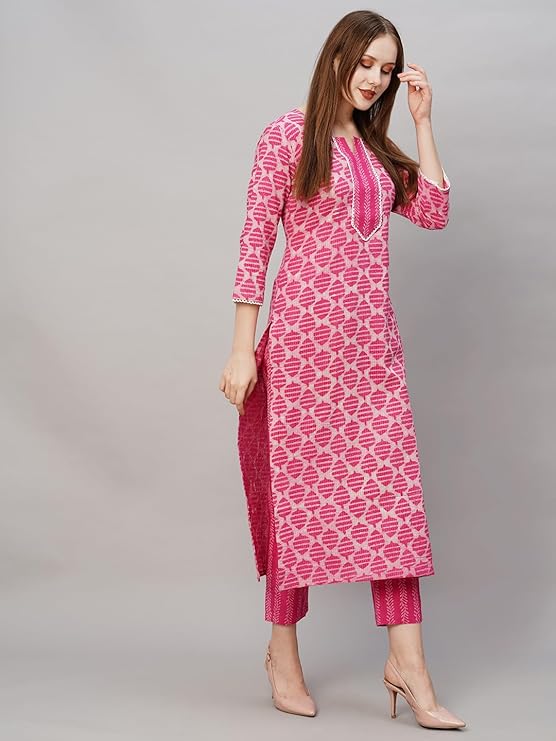 Stylish Kurti and Pant Set for Everyday Comfort and Chic Look.