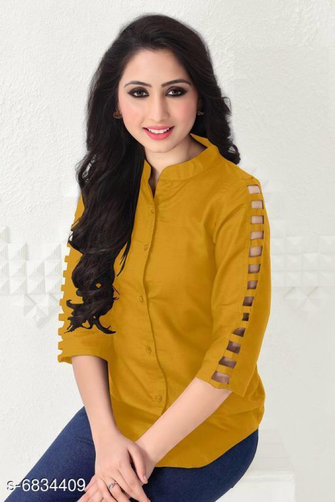 Daily Wear Heavy Crepe Kurti with Buttons