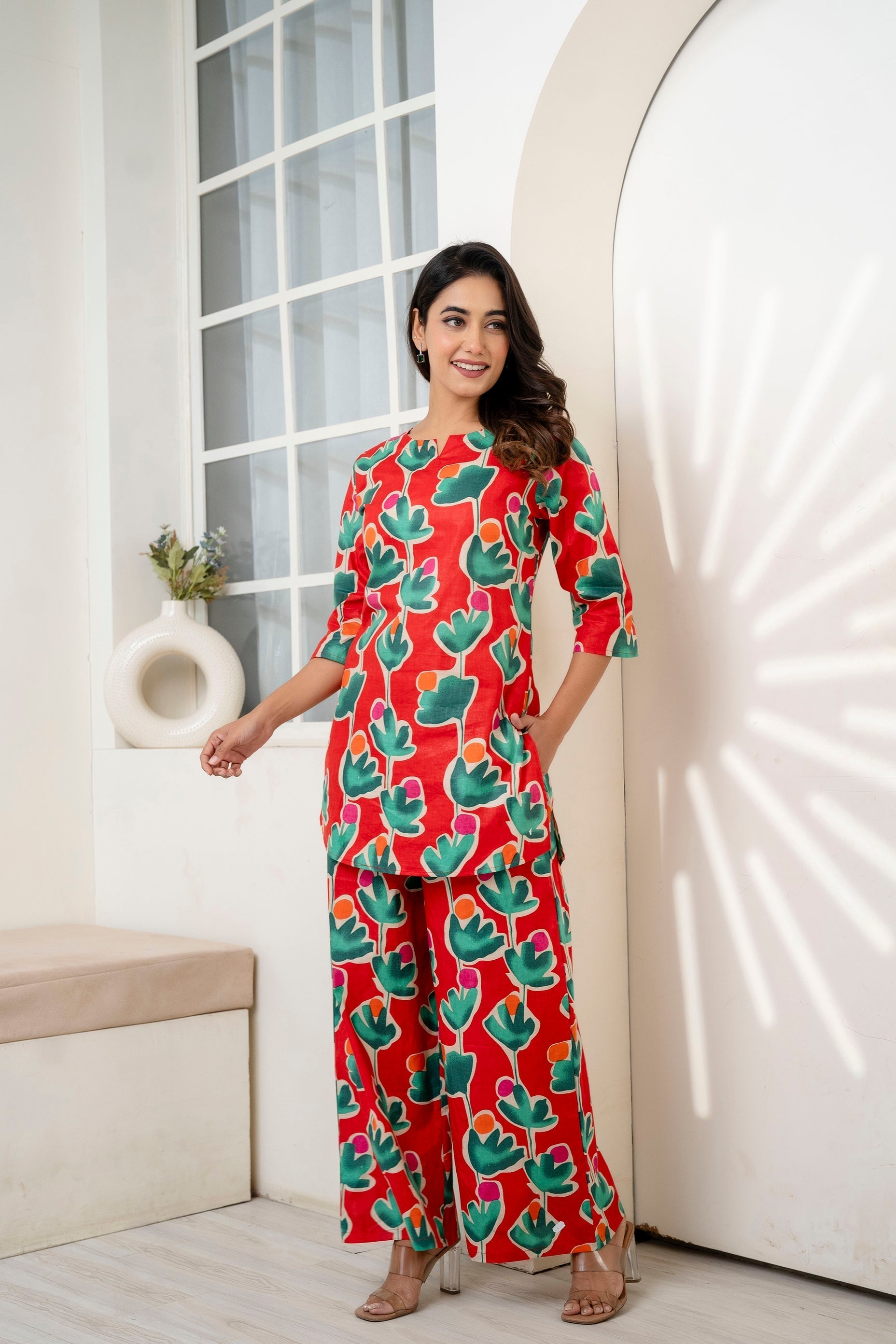 Printed Elegance: The Statement Rayon Co-ord Set You Need