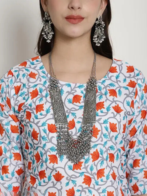 Floral Rayon Printed Kurtis