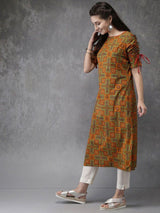 Presenting Awesome Printed Rayon Kurti &Pant Set