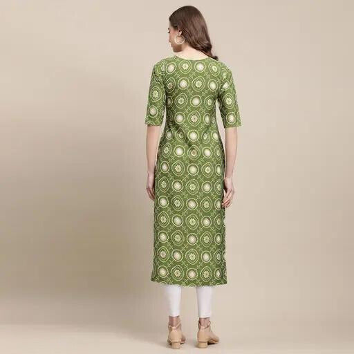 Digital Print Rayon Kurti - Stylish & Comfortable