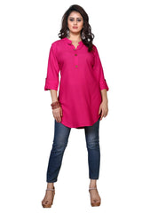 Casual Wear Cotton Top Blouse For Women's/Blaus atas kapas kasual untuk wanita