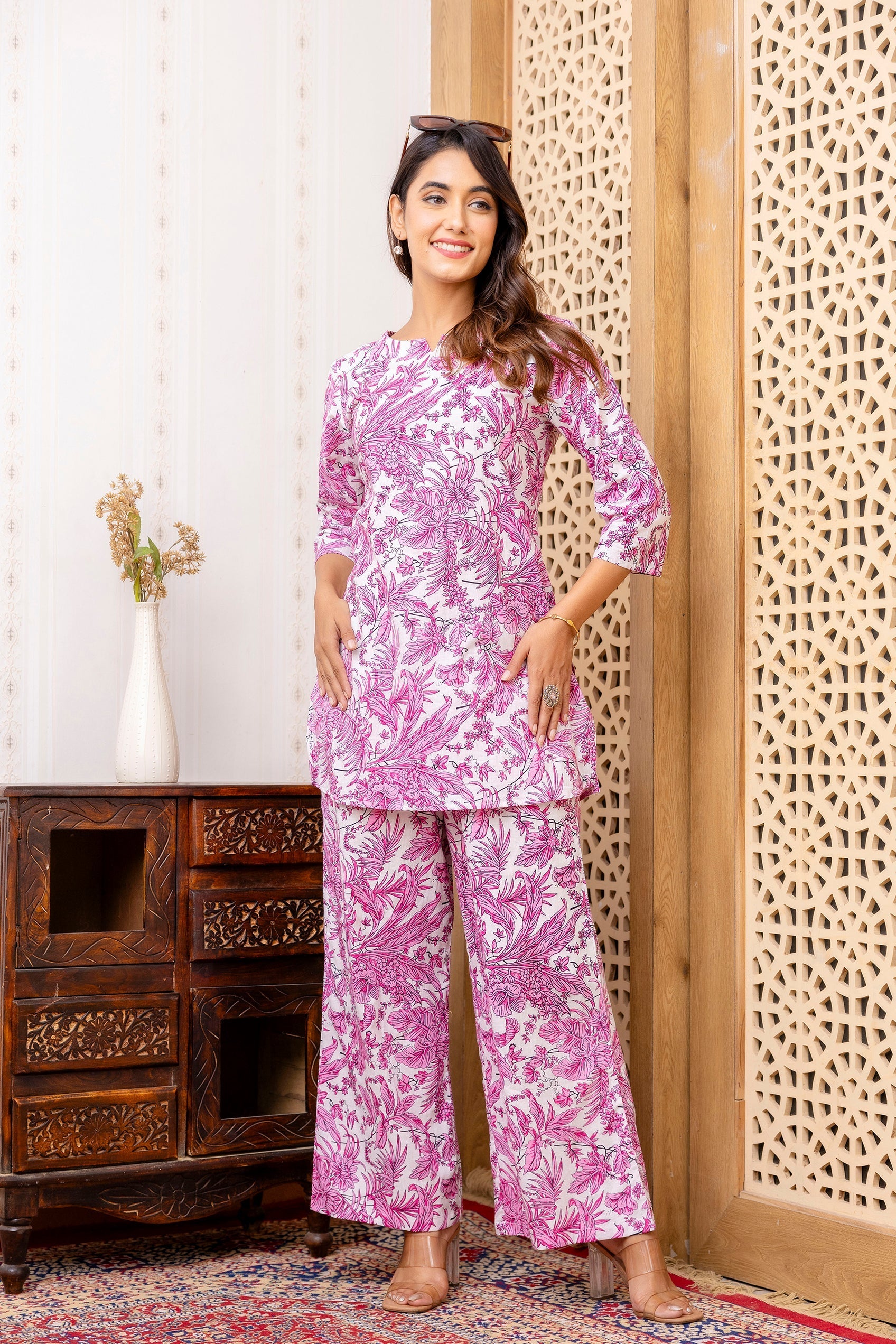 Pretty in Pink Rayon Co-ord set