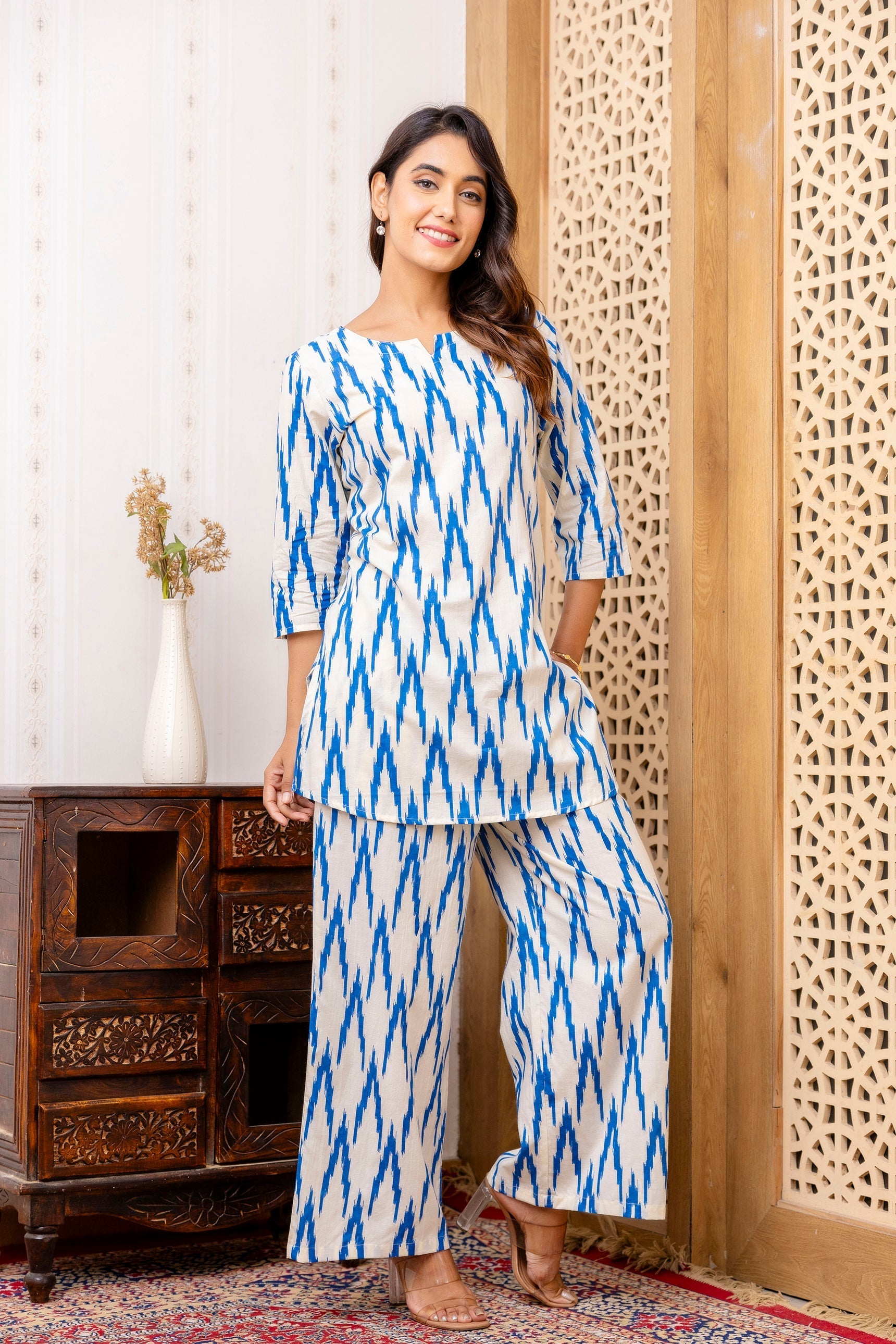 Wander Boldly – Printed Rayon Co-ord Set