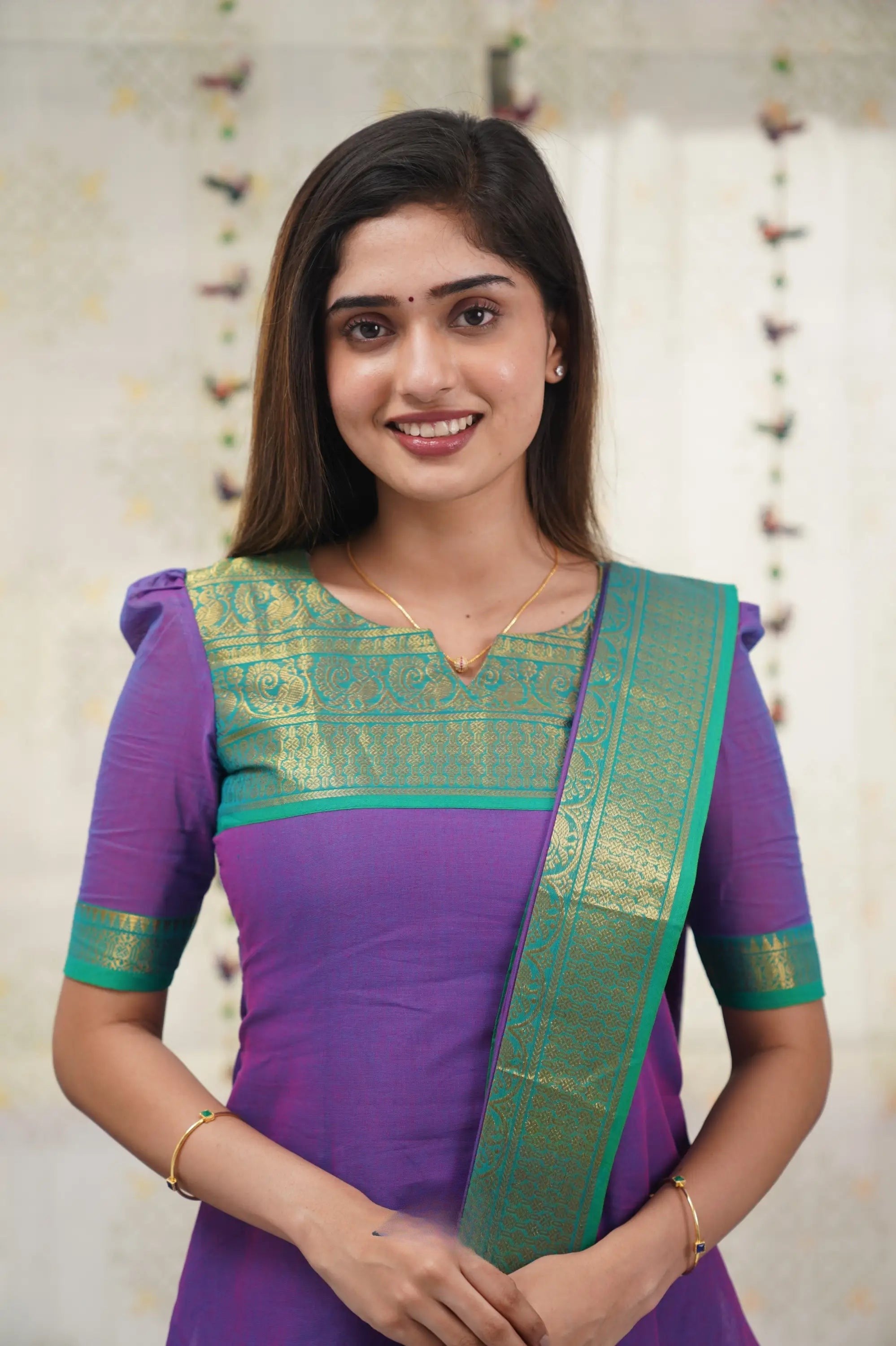 Women's South Cotton Kurta Dupatta Set