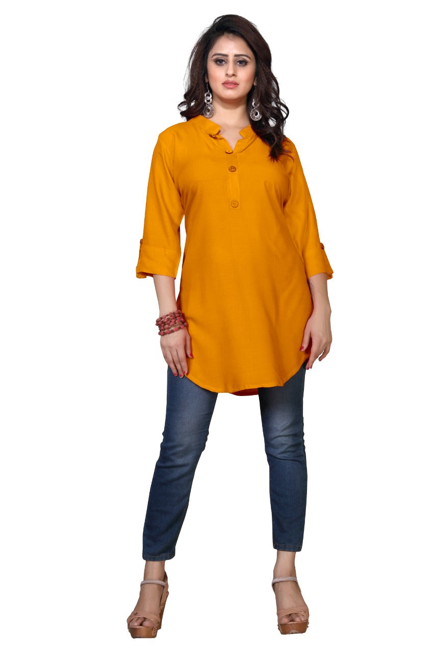 Casual Wear Cotton Top Blouse For Women's/Blaus atas kapas kasual untuk wanita