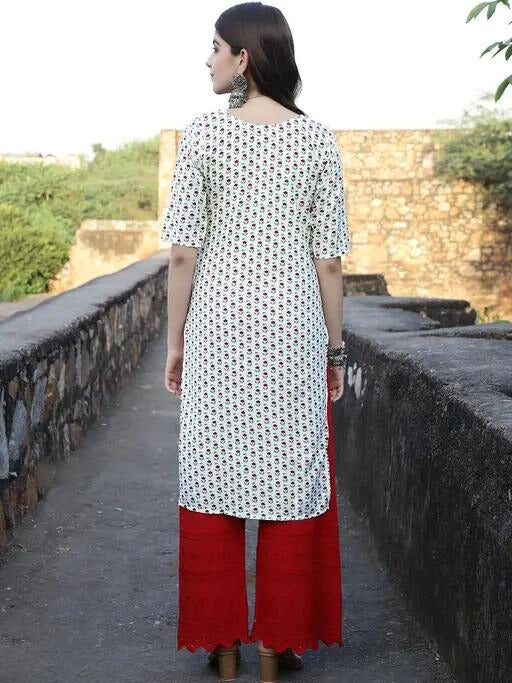 Digital Print Rayon Kurti - Stylish & Comfortable