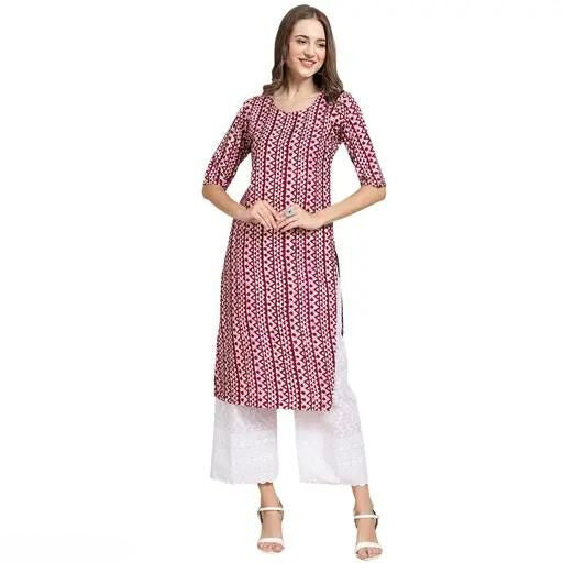 Summer Breeze Rayon Printed Kurtis