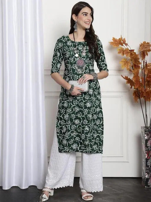 Modern Digital Print Rayon Kurti