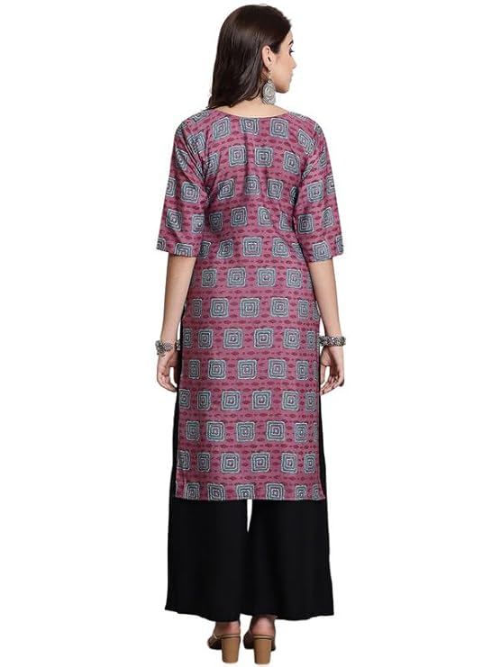 Digital Print Rayon Kurti - Stylish & Comfortable