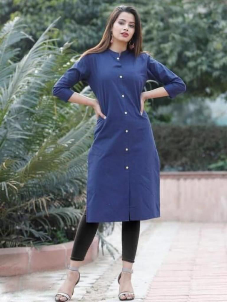 Readymade Casual Wear rayon Kurti/Pakaian Kasual Readymade Kurti rayon