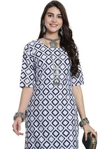 Digital Print Rayon Kurti - Stylish & Comfortable