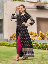 Foil Print Frontline Kurti