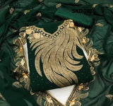 Georgette Glam – Designer Suit with Dupatta