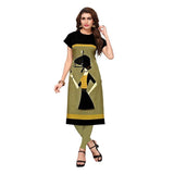 Daily Wear Stylish Crepe Digital Printed Kurti