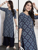 Digital Print Rayon Kurti - Stylish & Comfortable