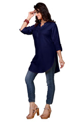 Casual Wear Cotton Top Blouse For Women's/Blaus atas kapas kasual untuk wanita