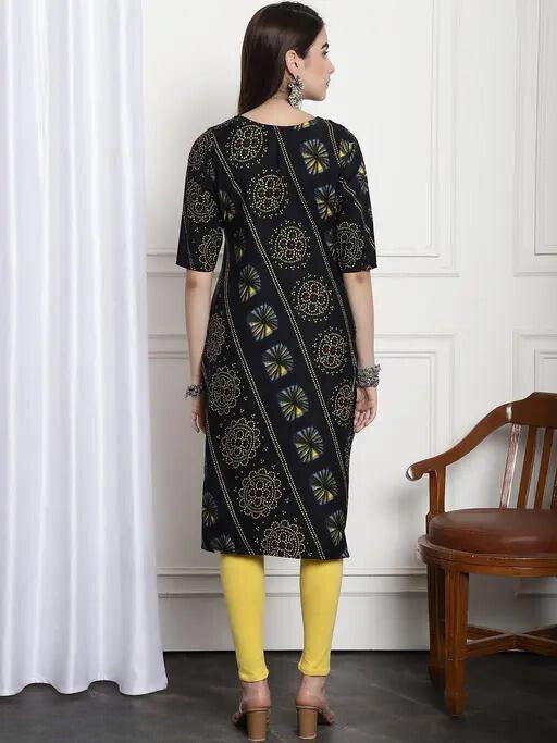 Digital Print Rayon Kurti - Stylish & Comfortable