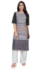 Daily Wear Stylish Crepe Digital Printed Kurti