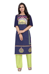 Daily Wear Stylish Crepe Digital Printed Kurti