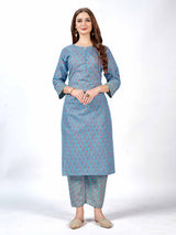 Set Kurti &amp; Seluar untuk Fesyen Moden