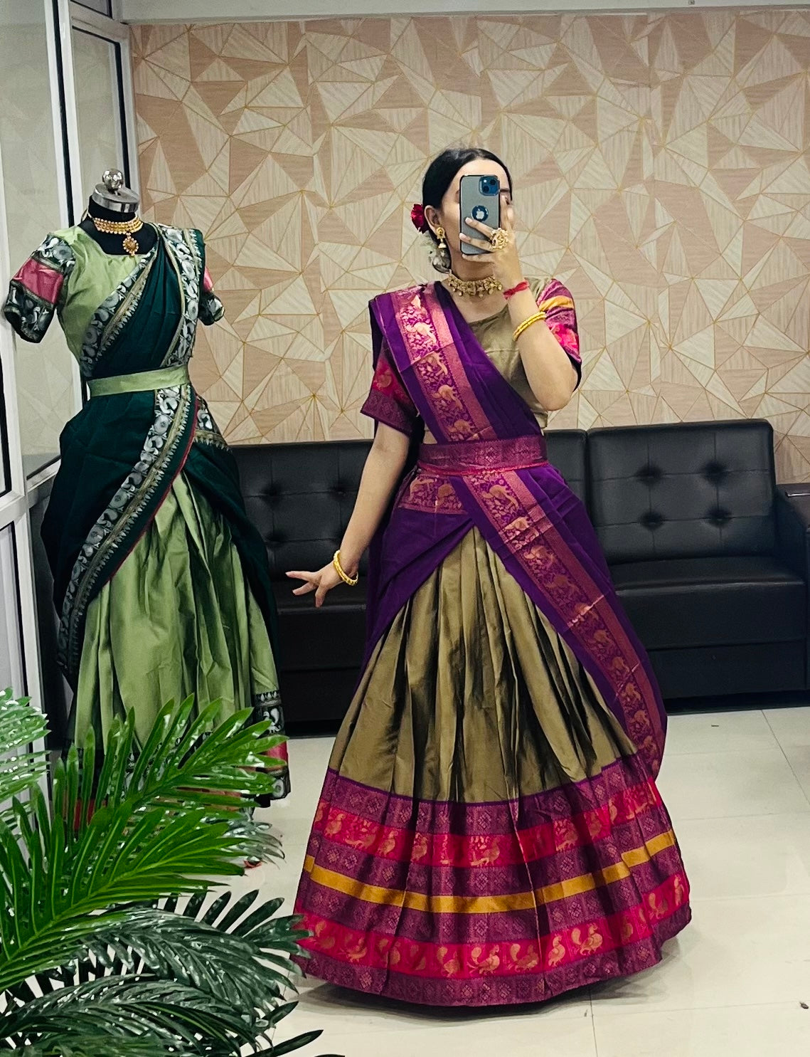 Stay Trendy with Our New Arrival Half Sarees Perfectly Designed for Modern South Indian Elegance