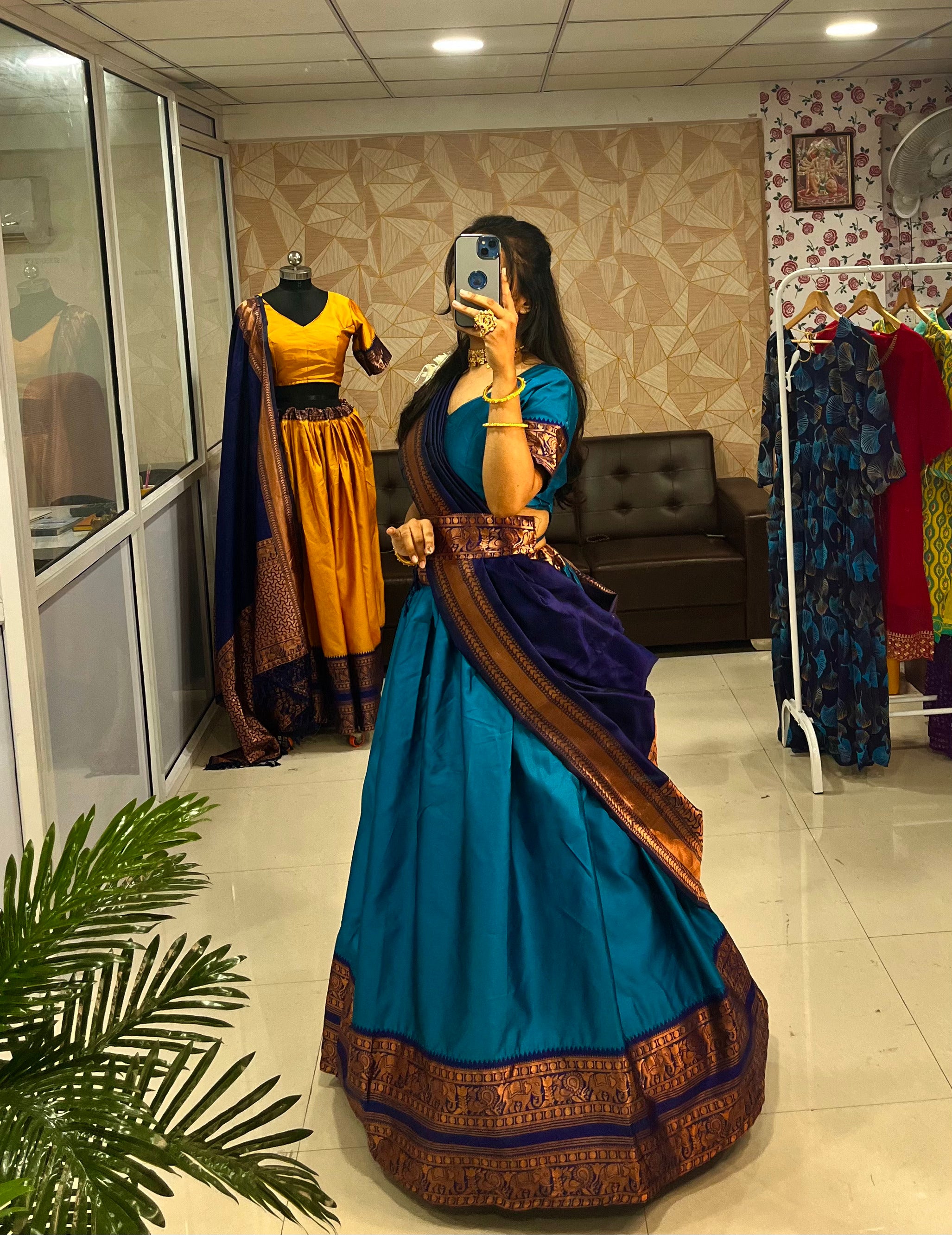 Discover the Latest Trend New Arrival Half Sarees Elegant, Stylish.