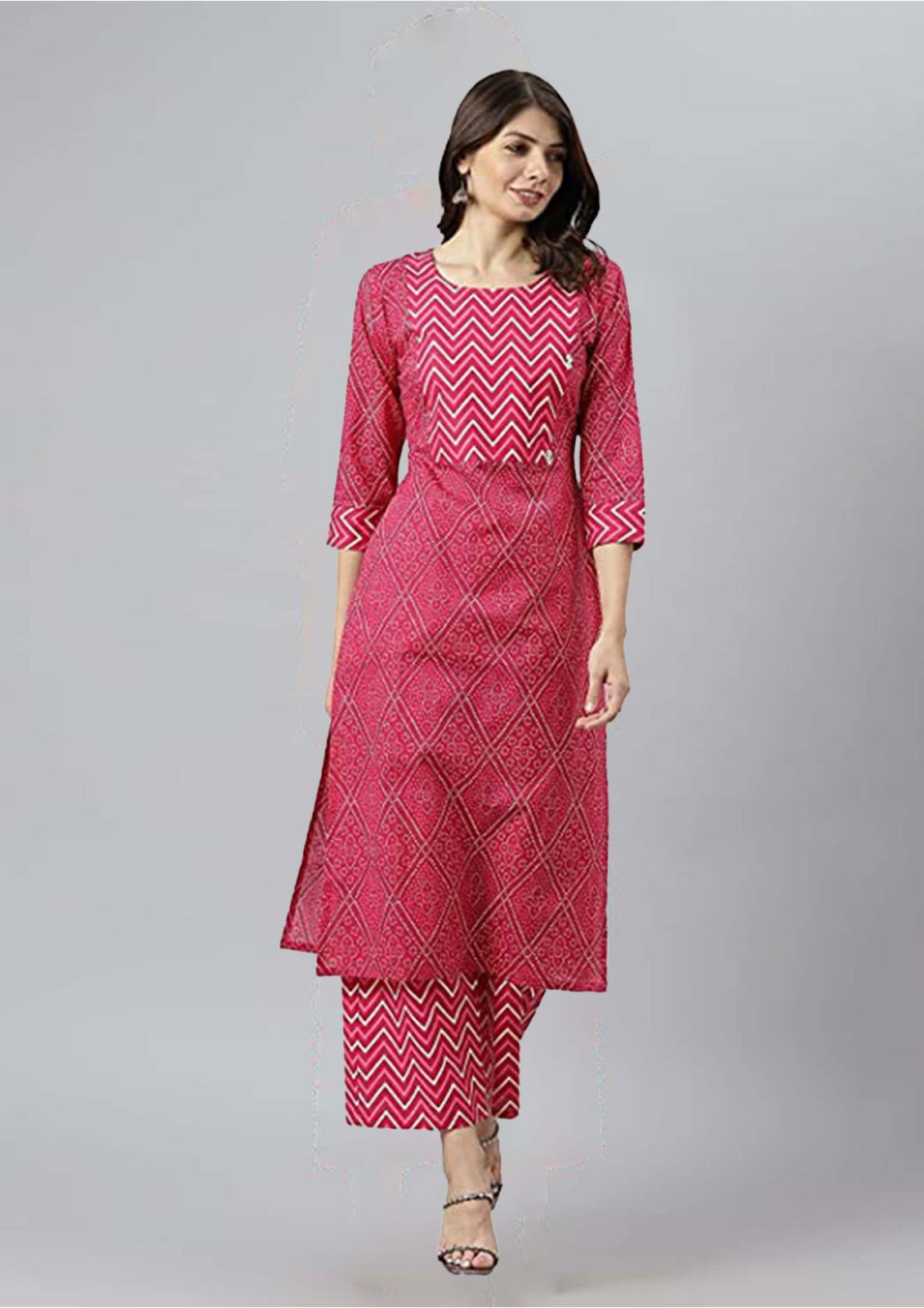 Segar &amp; Hebat: Set Kurti &amp; Seluar Bercetak Wanita Trendy untuk Setiap Mood!