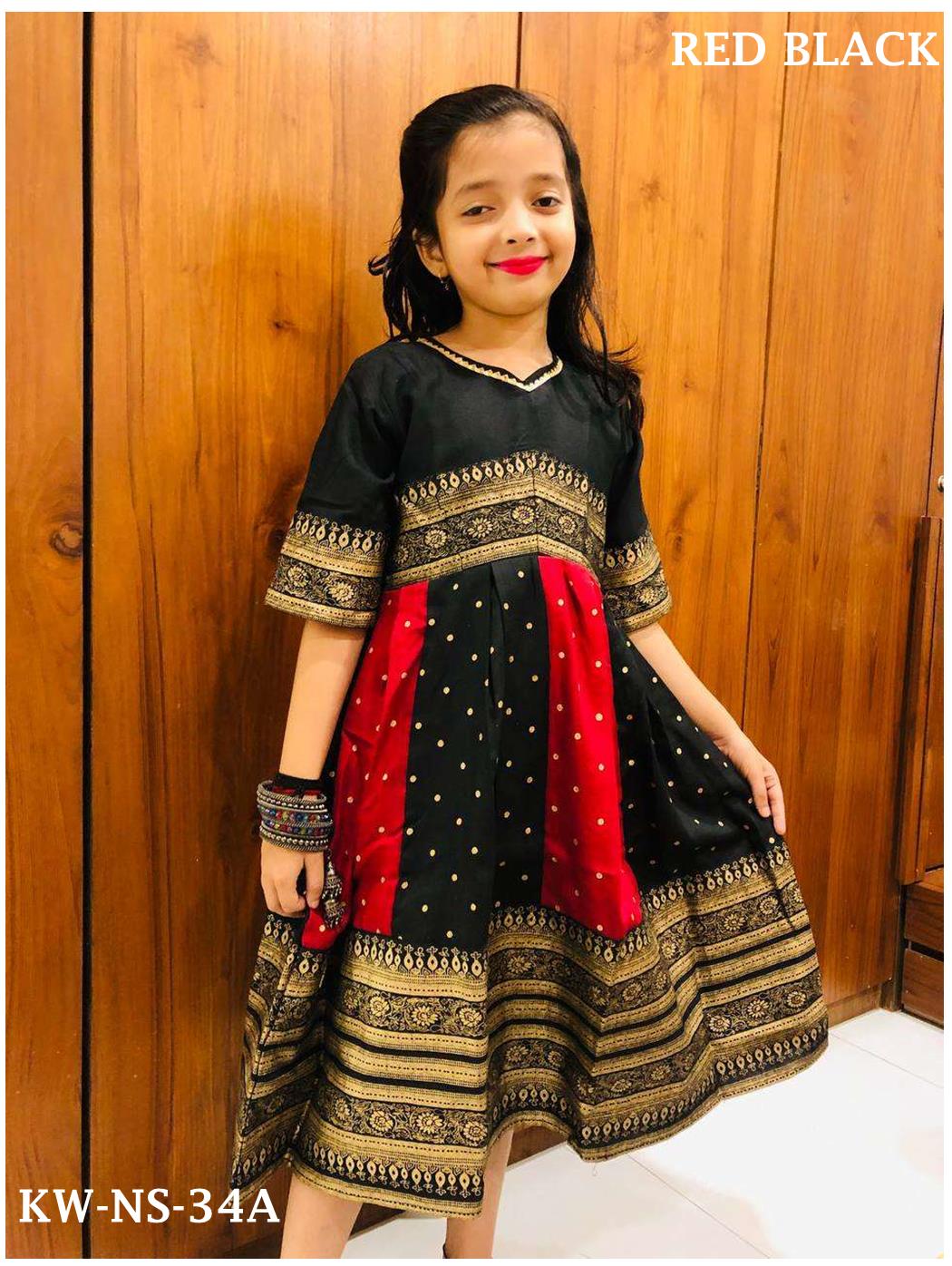 Punjabi Anarkali Readymade Gown For kids