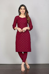 Crepe Printed Kurti Top For Women's/Krep dicetak kurti atas untuk wanita