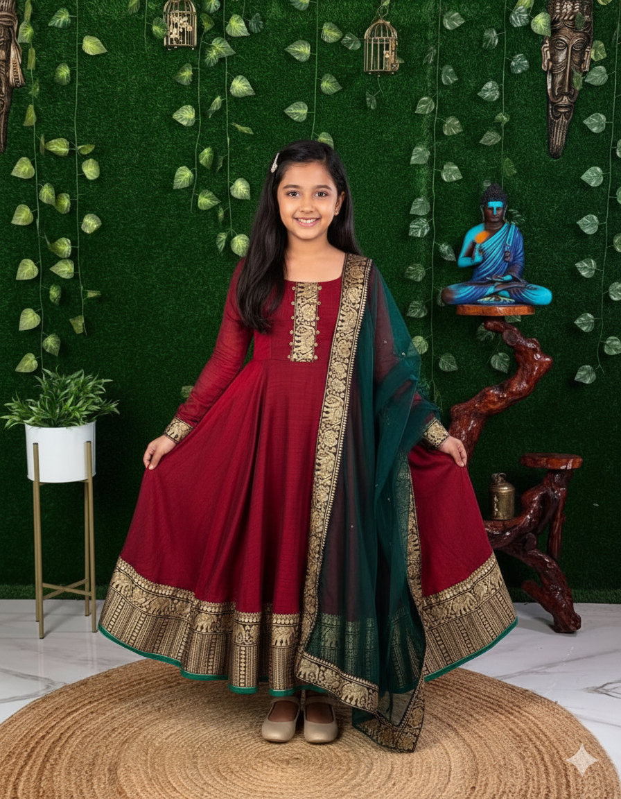 Graceful Festive Couture for Girls