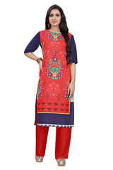 Daily Wear Stylish Crepe Digital Printed Kurti