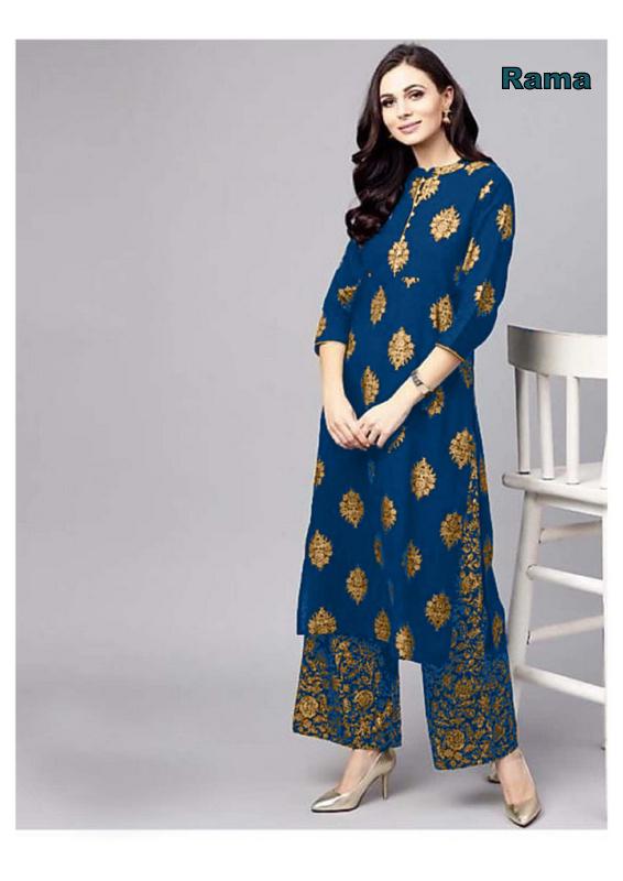 Kurti &amp; Palazzo Sedia dalam Kerja Cetakan