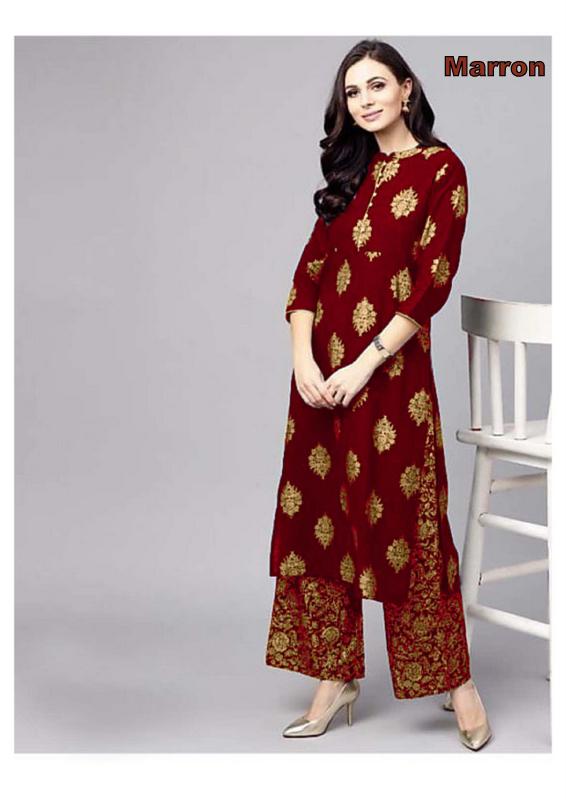 Kurti &amp; Palazzo Sedia dalam Kerja Cetakan