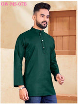 Sto 7Xl Casual Wear Cotton Blend Men’S Solid Kurta Collection