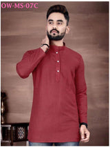 Sto 7Xl Casual Wear Cotton Blend Men’S Solid Kurta Collection