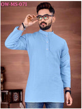 Sto 7Xl Casual Wear Cotton Blend Men’S Solid Kurta Collection