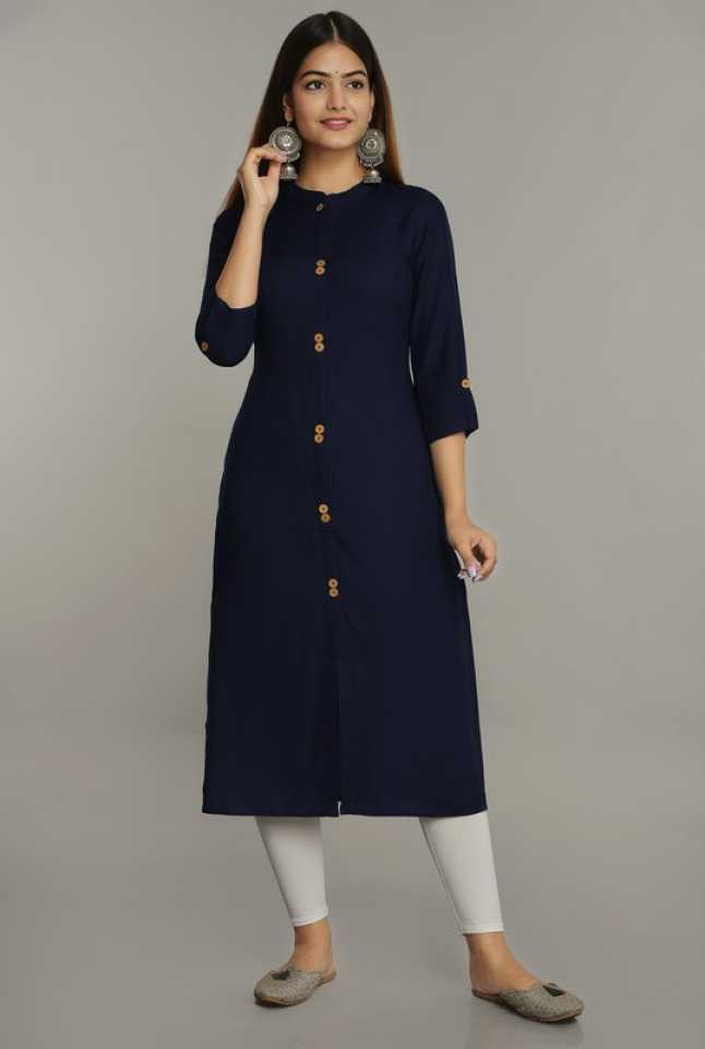 Women’s Woven Rayon Kurti | Soft & Comfortable Fabric