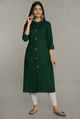 Women’s Woven Rayon Kurti | Soft & Comfortable Fabric