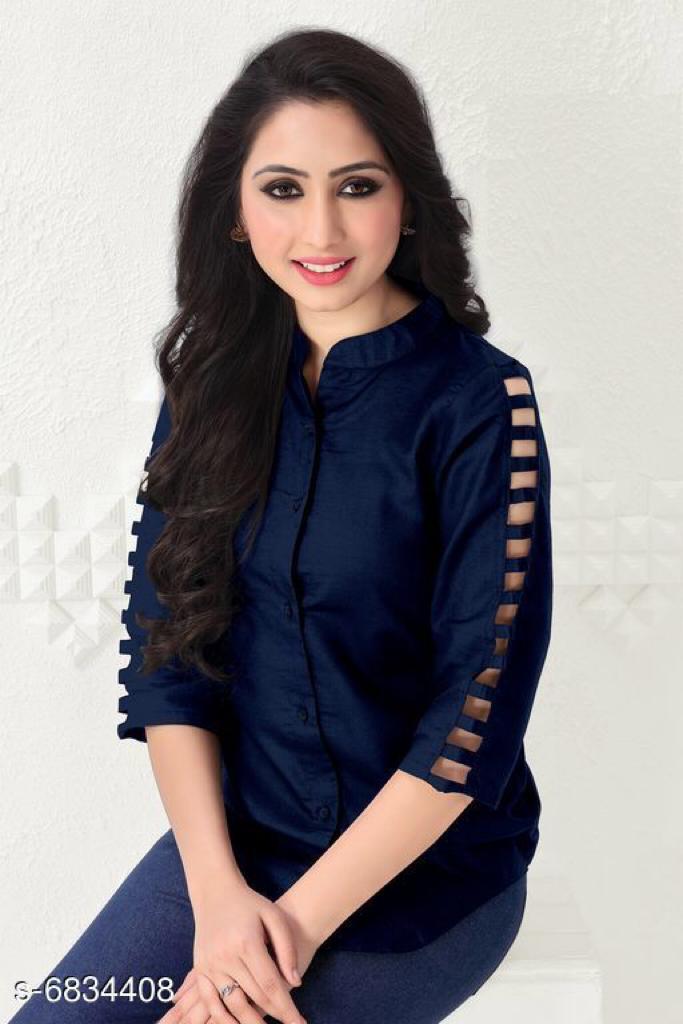 Daily Wear Heavy Crepe Kurti with Buttons