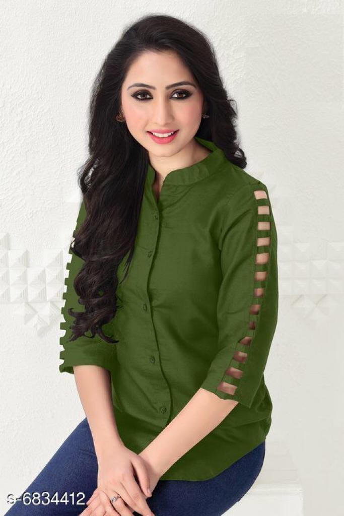 Daily Wear Heavy Crepe Kurti with Buttons