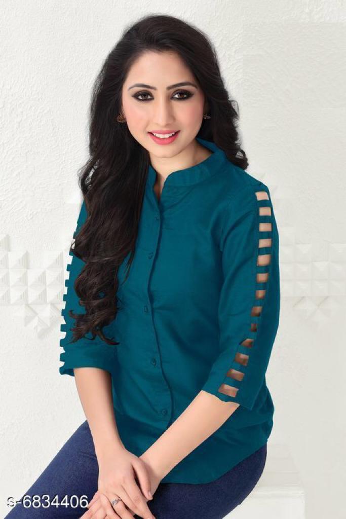 Daily Wear Heavy Crepe Kurti with Buttons