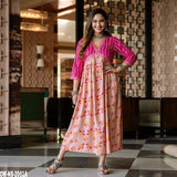 Printed Readymade Punjabi Celebrity Gown