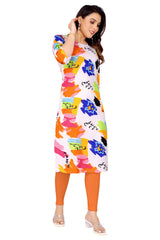 Daily Wear Stylish Crepe Digital Printed Kurti