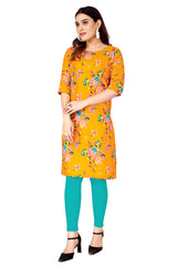 Daily Wear Stylish Crepe Digital Printed Kurti