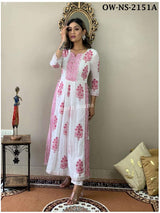 Presenting Awesome Classy Wear Printed Kurti With Pant Collection